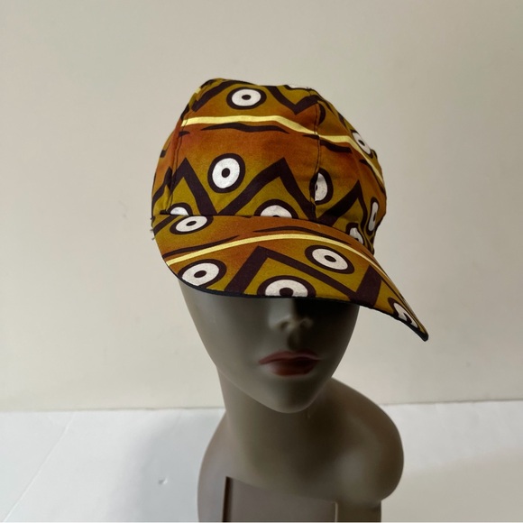 African Print Ankara Handmade Multicolor Bohemian Baseball Cap - Picture 10 of 14